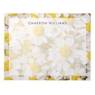 Blumen   Bündel von Chamomiles Notizblock