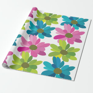 Blumen Bunte Blumen Geschenkpapier