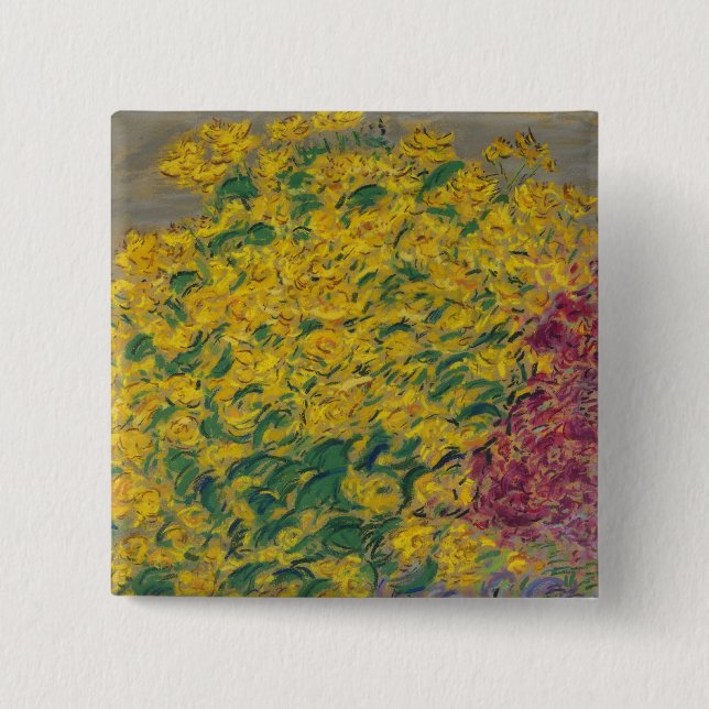 Blumen Button (Vorderseite)