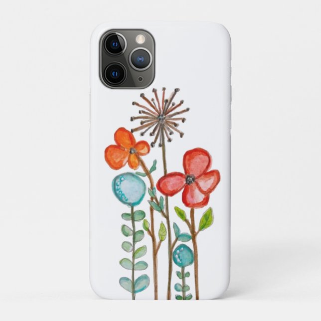 Blumen Case-Mate iPhone Hülle (Rückseite)