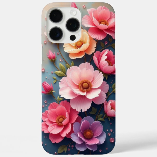 Blumen  Case-Mate iPhone hülle (Rückseite)