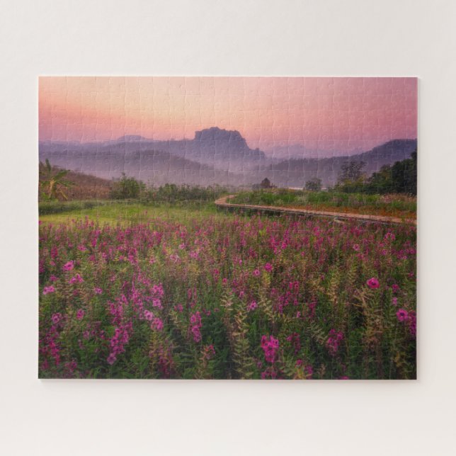 Blumen | Chiang Dao, Chiang Mai, Thailand Puzzle (Horizontal)
