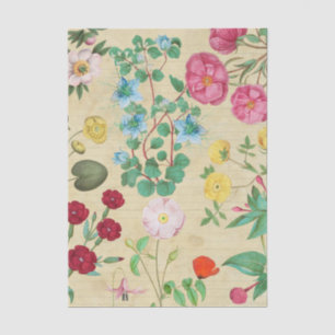 Blumen Collage Decoupage Tissuepapier Blatt Seidenpapier
