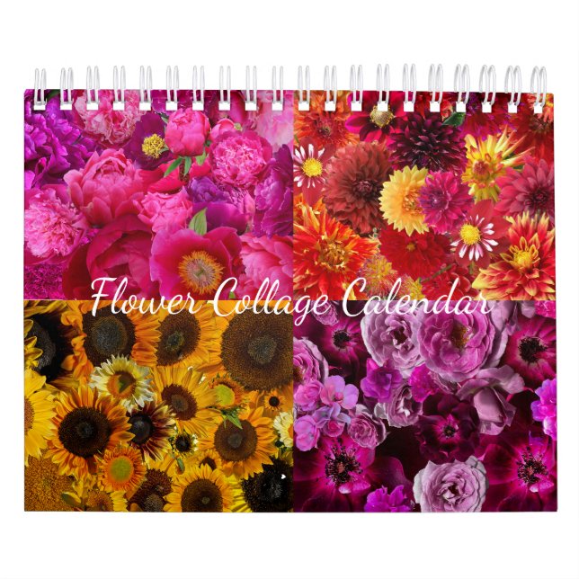 Blumen Collage  Kalender (Titelbild)