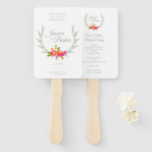 Blumen Colorful for Design Wedding or Event Fächer