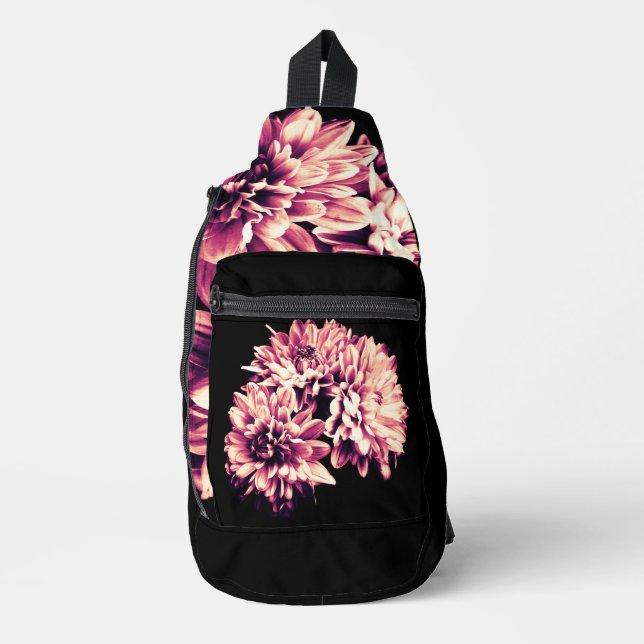 Blumen Crossbody Bag (Vorderseite)