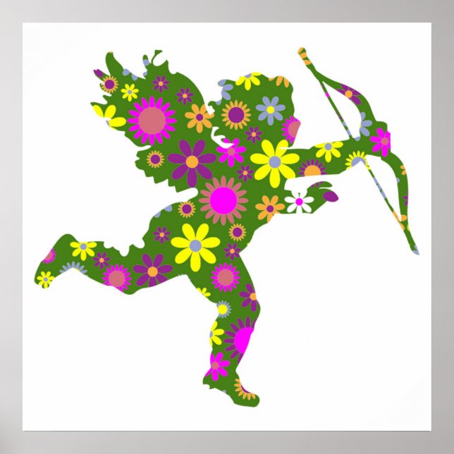 BLUMEN CUPIDO POSTER (Vorne)