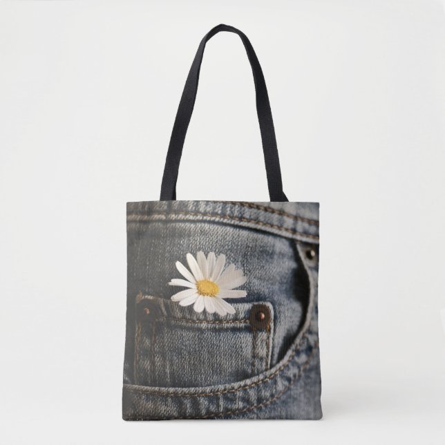 Blumen | Daisy in Jeans Pocket (Vorderseite)