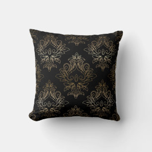 Blumen-Damask-Muster Kissen