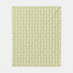Blumen-Damask-Tapete Fleecedecke