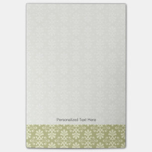 Blumen-Damask-Tapete Post-it Klebezettel