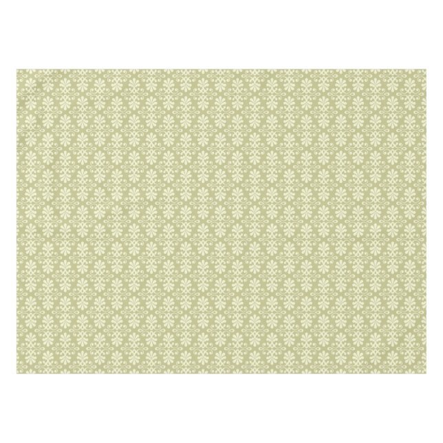 Blumen-Damask-Tapete Tischdecke (Vorderseite (Horizontal))
