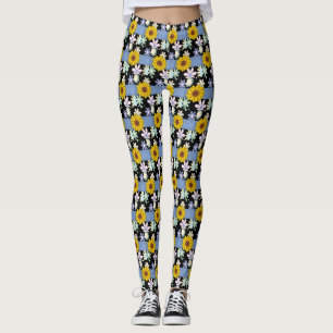 Blumen Damen lange Leggings