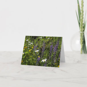 Blumen danken Ihnen zu kardieren Dankeskarte