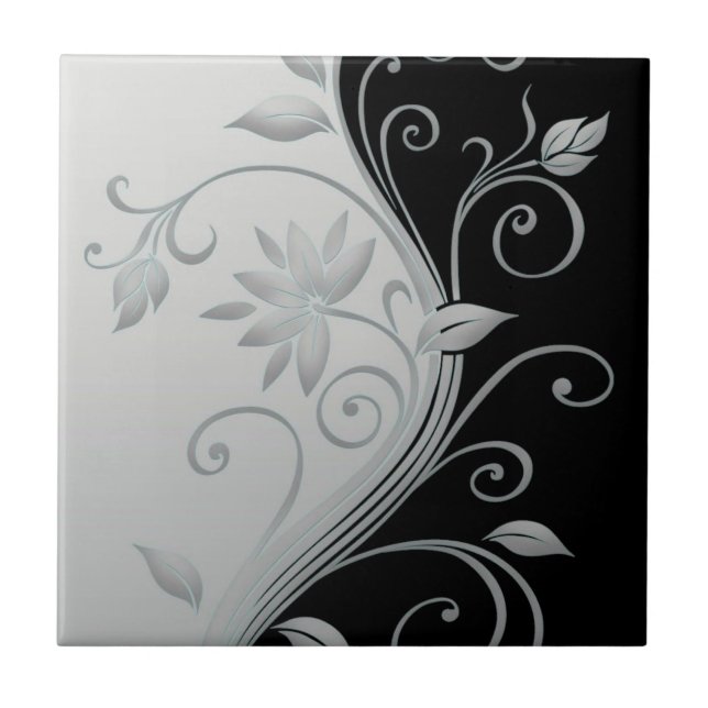 Blumen demgegenüber fliese (Vorderseite)