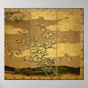 Blumen der Kamelien Poster