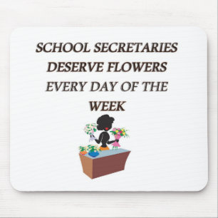 BLUMEN DER SCHULESECRETARYDESERVE MOUSEPAD