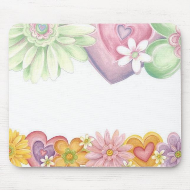 Blumen der Zeit Mousepad (Vorne)