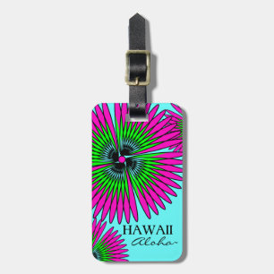 BLUMEN DES CHIC-LUGGAGE/GIFT TAG_HAWAII_TROPICAL GEPÄCKANHÄNGER