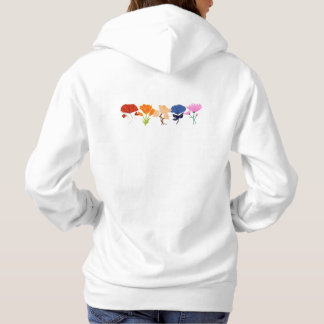 Blumen-Design-Hoodie/Sweatshirt Hoodie