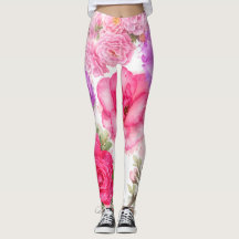 Blumen-Design-Leggings