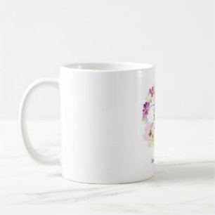 Blumen-Design-Tasse 🌺 Kaffeetasse