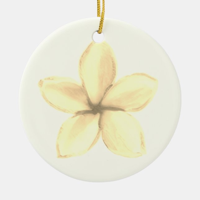 Blumen dod keramik ornament (Vorne)