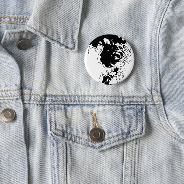 Blumen-Doodle Button (Beispiel)