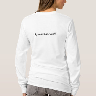 Blumen-Drache-Leguan-T - Shirt