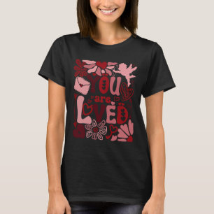 Blumen Du bist würdig Schön Geliebt Genug Bibel T-Shirt