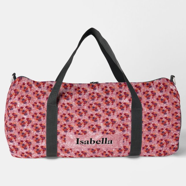 Blumen Duffle Bag (Vorderseite)