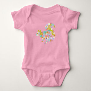 Blumen Eichhörnchen Blumen Hübsches Tier Baby Strampler