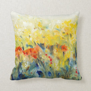 Blumen-Einfluss II Kissen