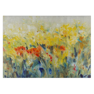 Blumen-Einfluss II Schneidebrett