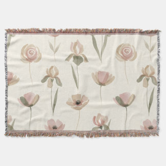 Blumen-Eleganz-Wurfdecke Decke