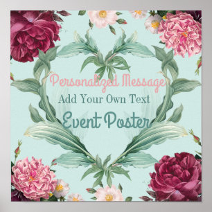 Blumen-Event Poster