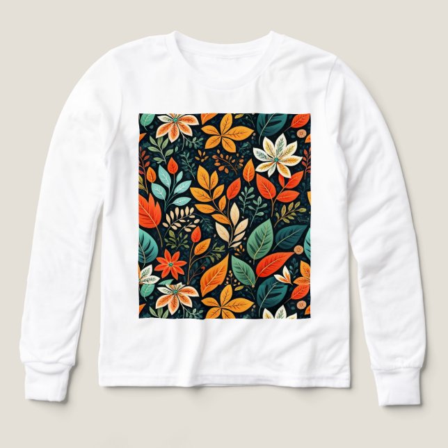 Blumen Exotische Blumen Muster (Design Vorderseite)