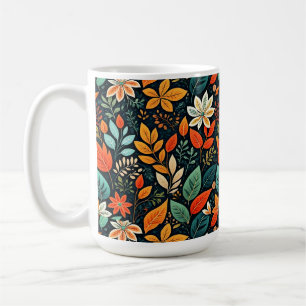 Blumen Exotische Blumen Muster Kaffeetasse