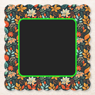 Blumen Exotische Blumen Muster Untersetzer