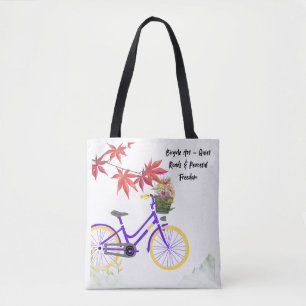 Blumen-Fahrrad-Motivationsdesign