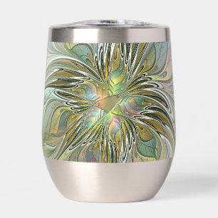 Blumen-Fantasie Moderne Fraktal-Kunst-Blume mit Go