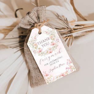 Blumen-Fee-Garten-Geburtstags-Baby-Party-Geschenk- Geschenkanhänger