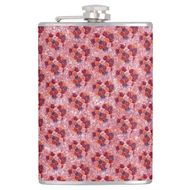 Blumen Flachmann (Vorderseite)