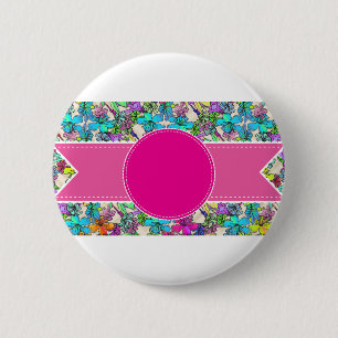 Blumen florale Ranken farbenfroh chic elegant Brau Button
