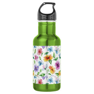 Blumen Florales Muster Sublimation-95652 Edelstahlflasche
