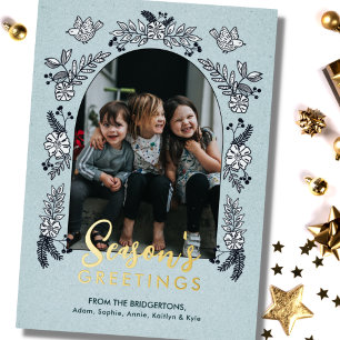 Blumen-Foto-Archiv zur Jahreszeit Grußformel Folien Feiertagskarte