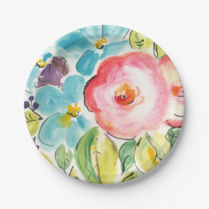 Blumen-Freude II Pappteller