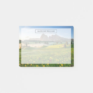 Blumen   Frühjahrsalpe di Siusi Langkofel Post-it Klebezettel