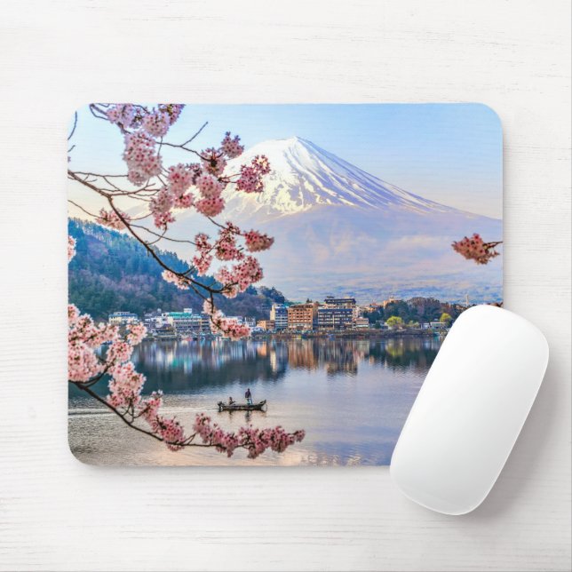 Blumen | Frühjahrskirsche blüht Japan Mousepad (Mit Mouse)