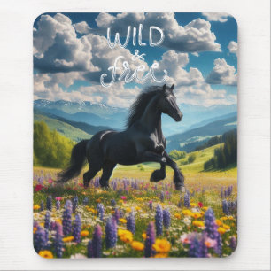 Blumen-/Frühlingshengst/Pferd Mousepad